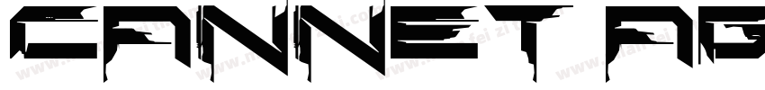 CANNET AGENCY字体转换